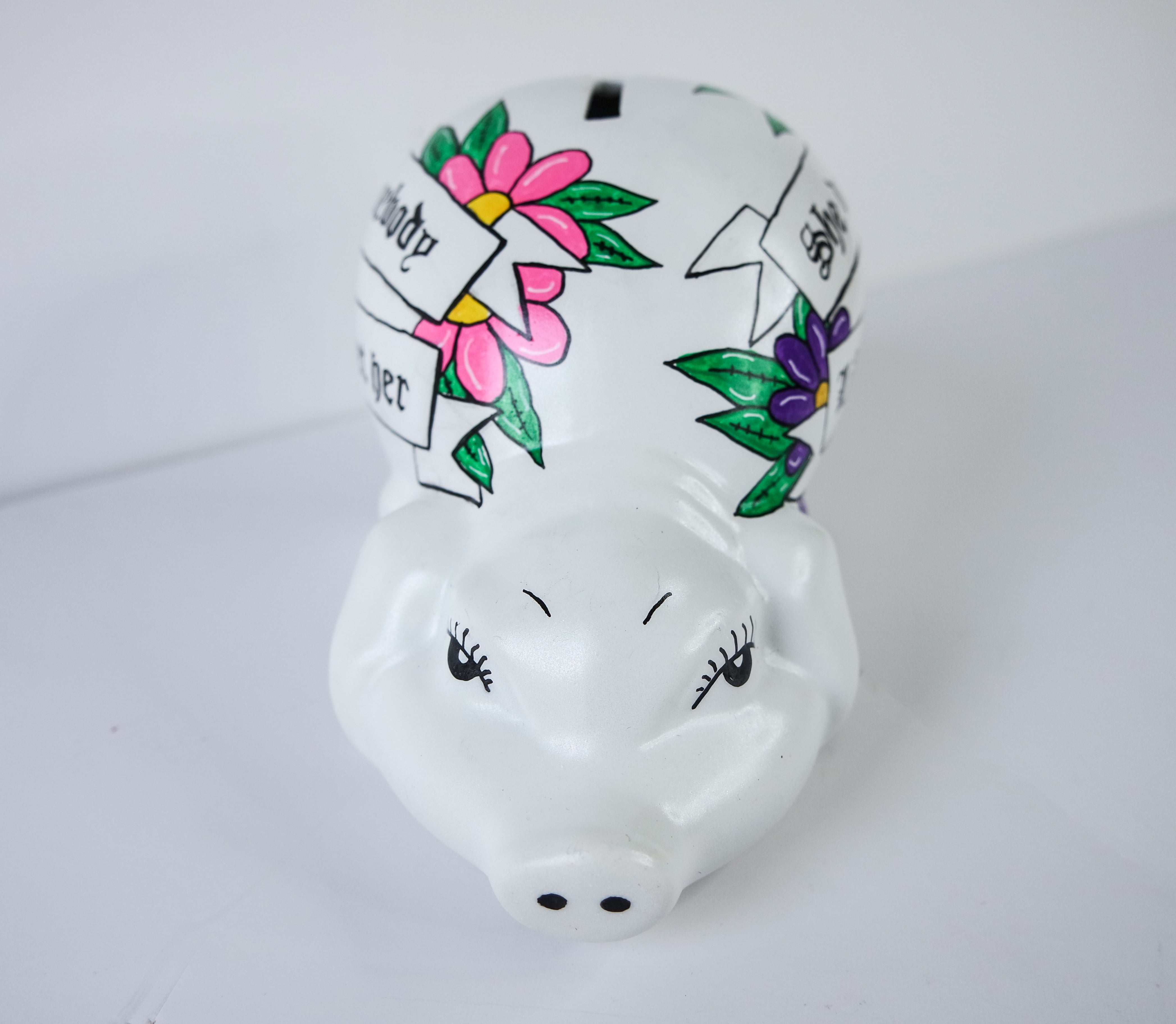 Tip jar piggy bank